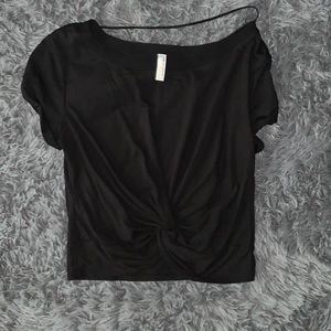 Free People cropped workout tee
